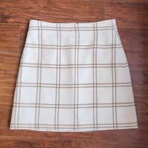 Women's Wool-Blend Mini Skirt